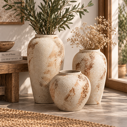 Driftwood Sands Textured Ceramic Planter