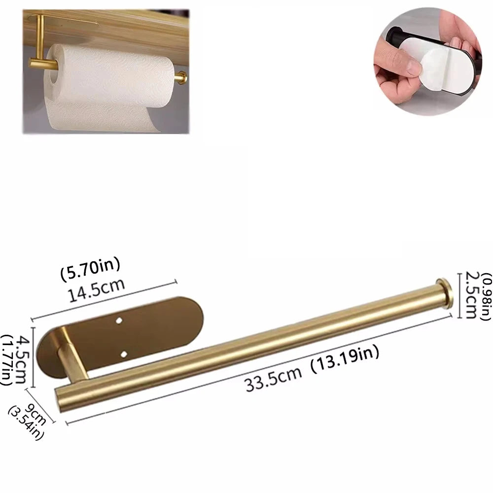 Paper Towel Holder Adhesive Under Cabinet