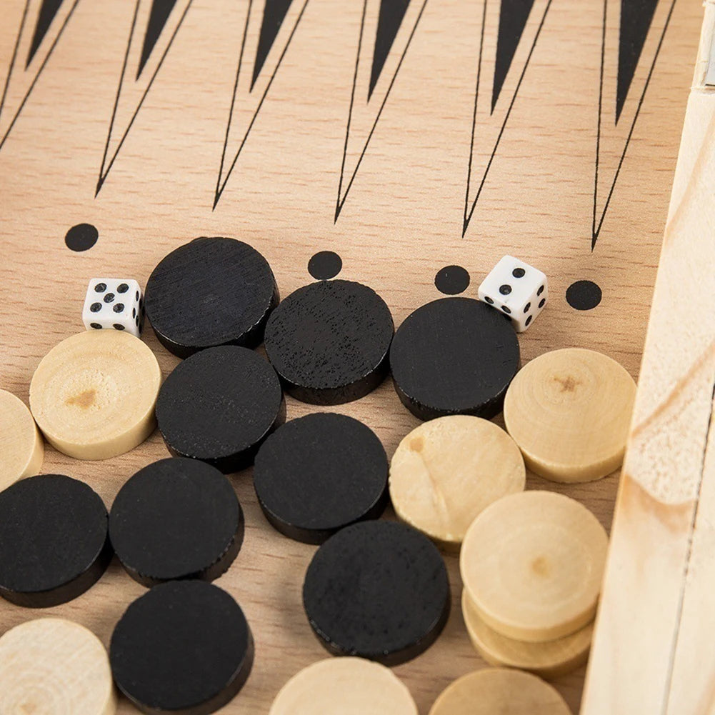 Magnetic Wooden Folding Chess Set