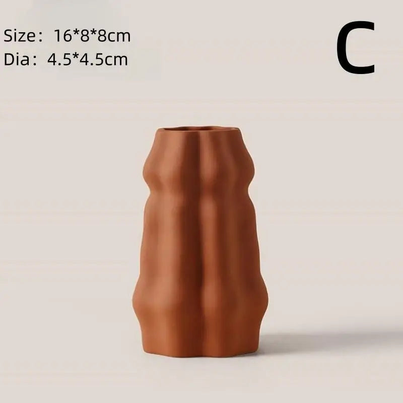Palm Beach Ring Ceramic Vase