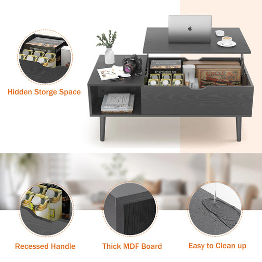 39.37"x19.7" Lift Top Coffee Table