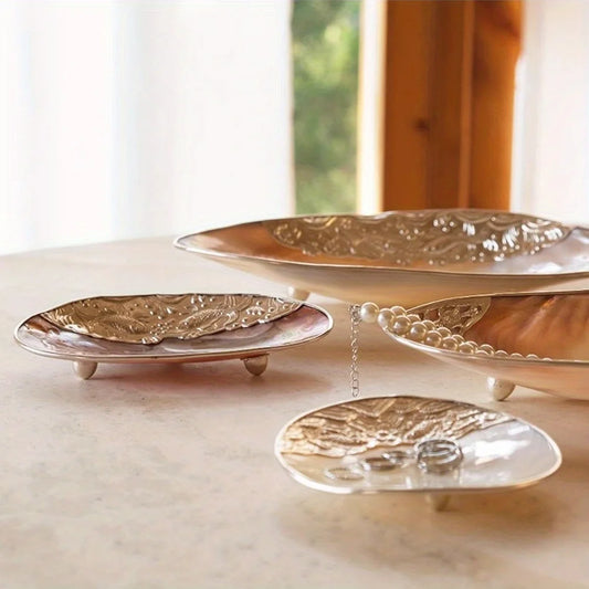 Mussel Jewelry Storage Tray Natural Large Shell
