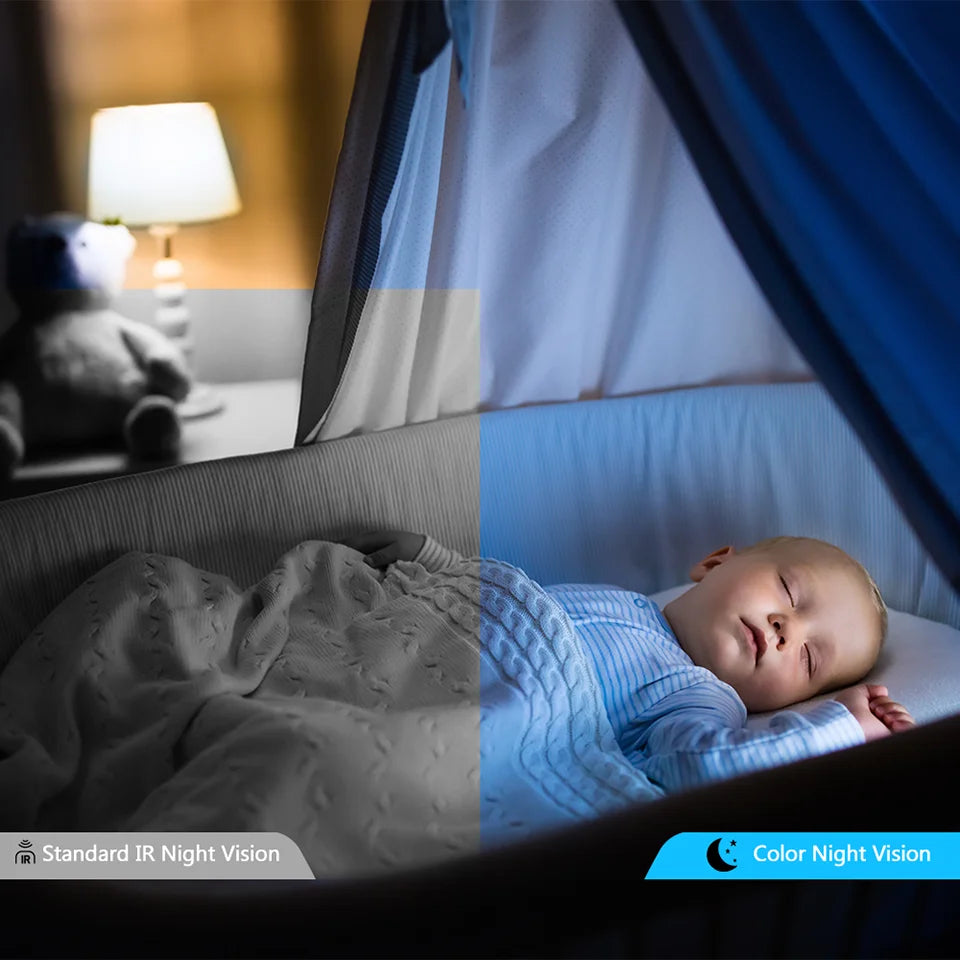 Indoor Security Camera 360° Coverage 2-Way Audio