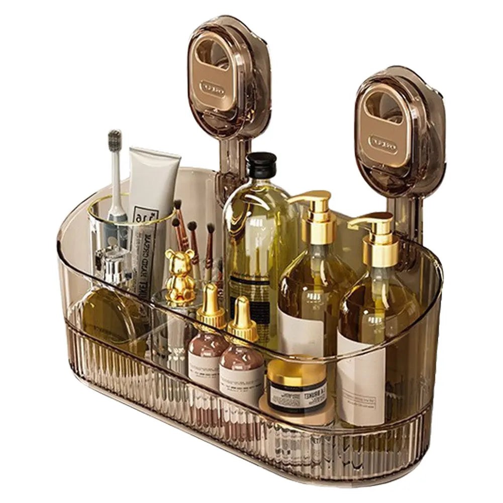 Suction Mount Shower Basket No Drill