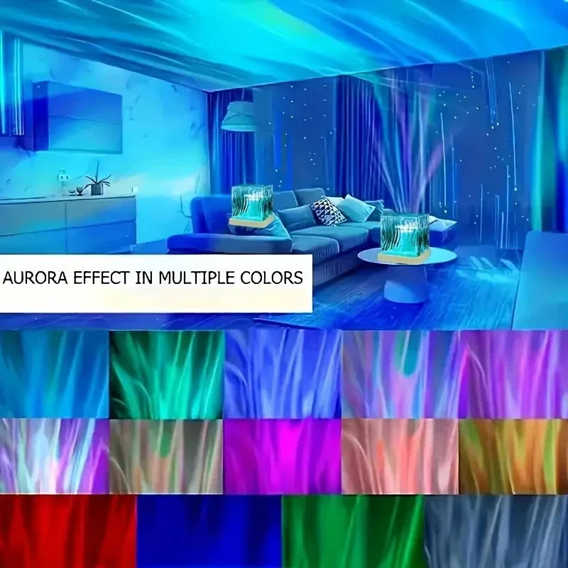 Ocean Wave Projector Light 16 Colors Remote LED