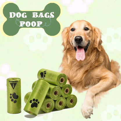Eco Friendly Pet Waste Bags with Dispenser – Biodegradable Dog Poop Bags for Easy Clean Up