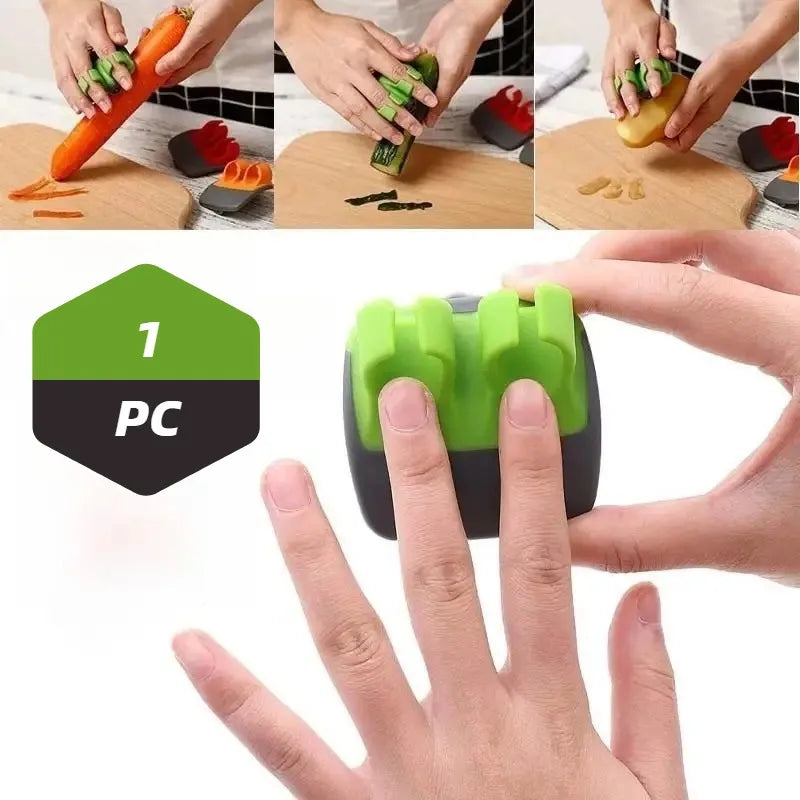 Sharp Vegetable Peeler with Non Slip Grip – Stainless Steel Blade Kitchen Tool for Cooking and Camping