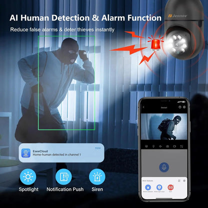 2Pcs Wireless Home Security Light Socket Camera