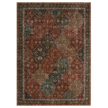 Rug Living Room Machine Washable Vintage