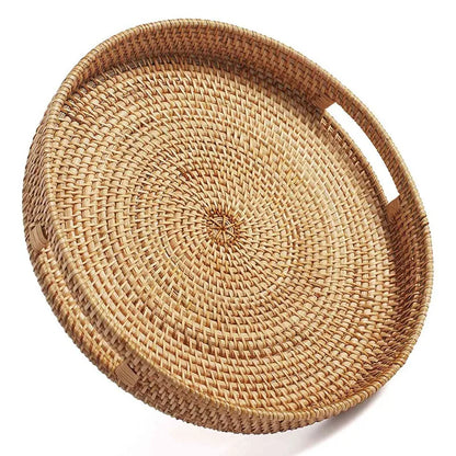 Gulf Coast Rattan Ottoman Tray