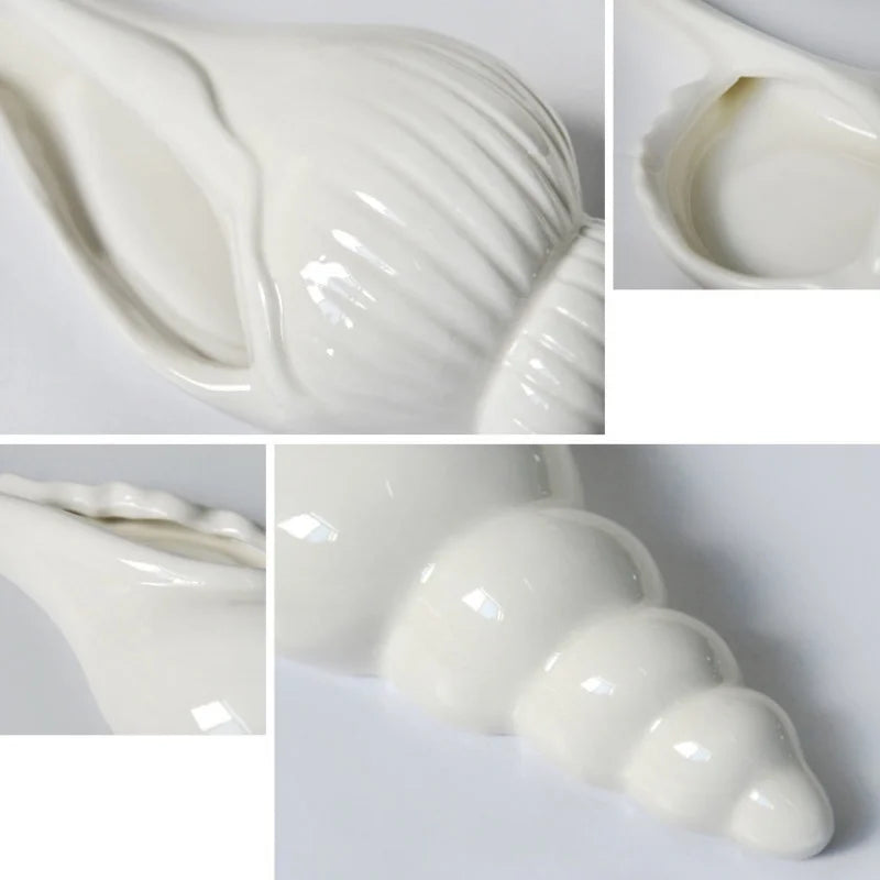 Sanibel Shell Ceramic Vase