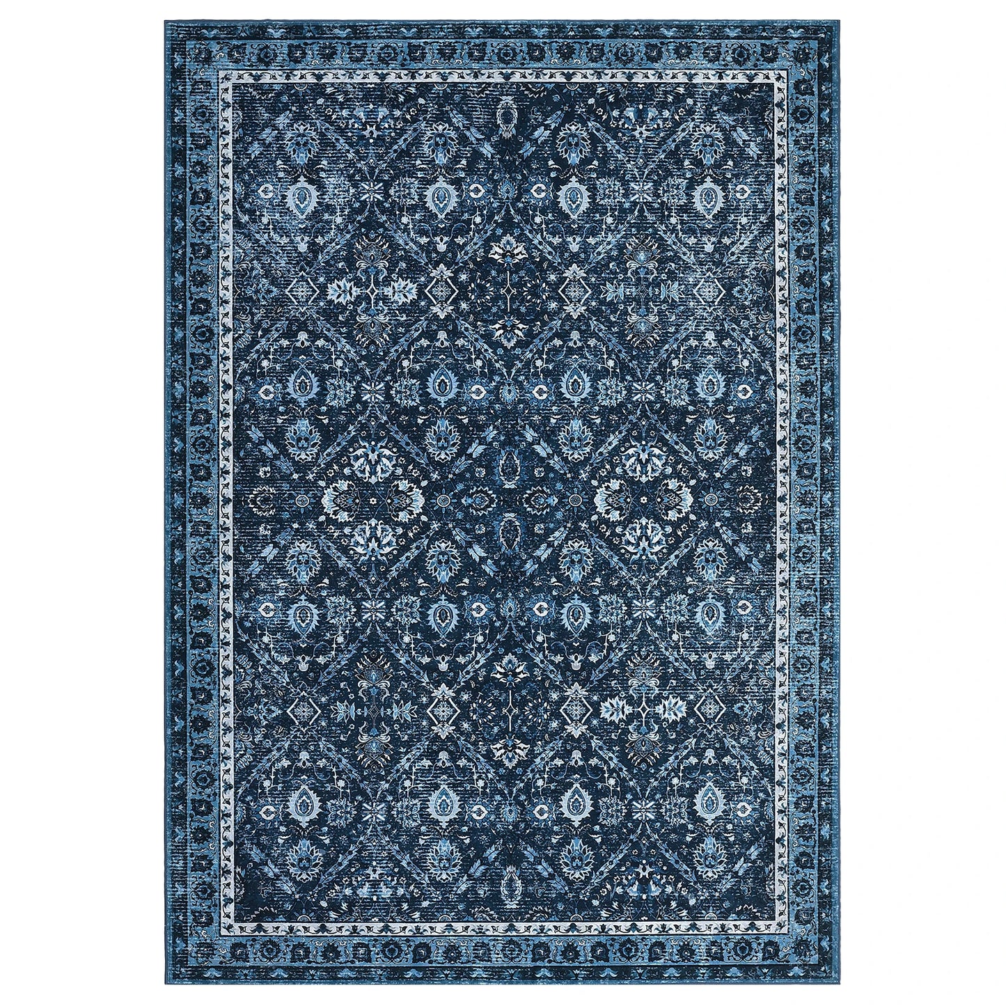 Rug Living Room Machine Washable Vintage