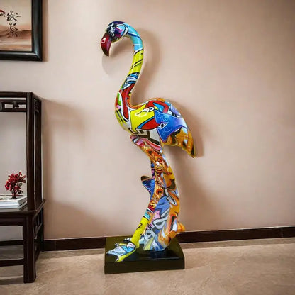 Palm Beach Pop Art Flamingo Sculpture