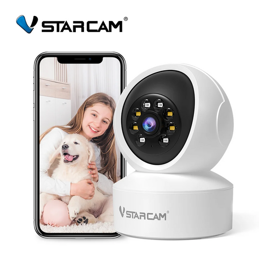 Indoor Security Camera 360° Coverage 2-Way Audio