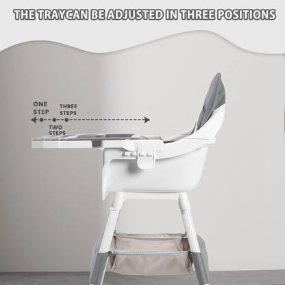 High Chair Portable Convertible Toy Rack