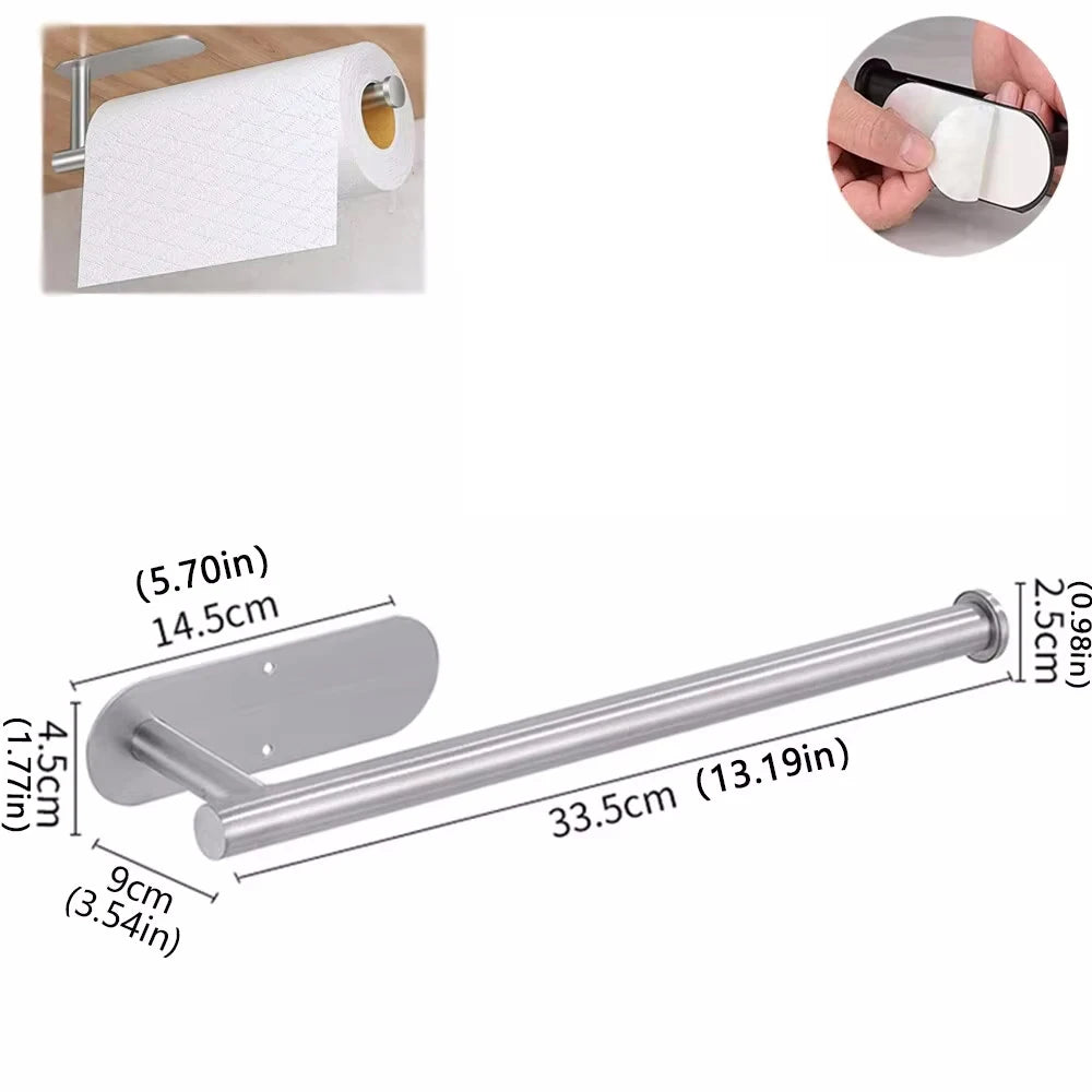 Paper Towel Holder Adhesive Under Cabinet