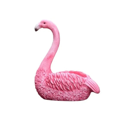 Paradise Flamingo Garden Planter