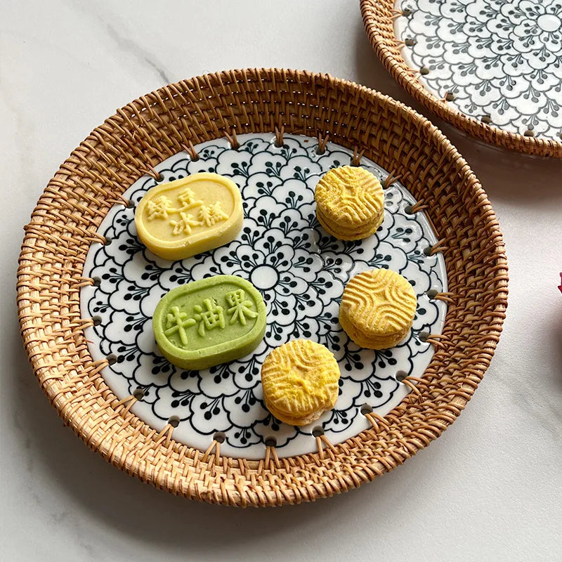 Seaside Woven Entertaining Tray