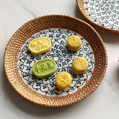 Seaside Woven Entertaining Tray