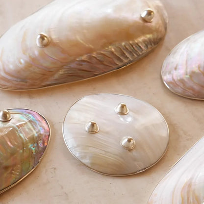 Mussel Jewelry Storage Tray Natural Large Shell