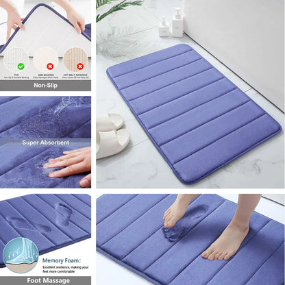 Absorbent Memory Foam Bath Mat