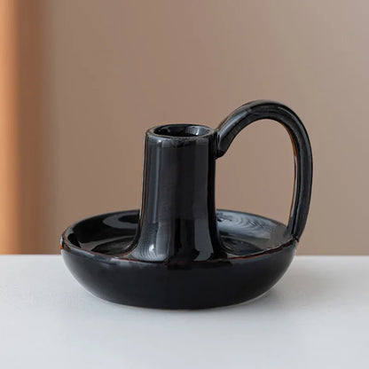 Seaside Loop Ceramic Candlestick