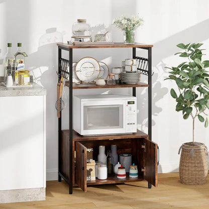 Baker's Rack Pantry Open Shelves