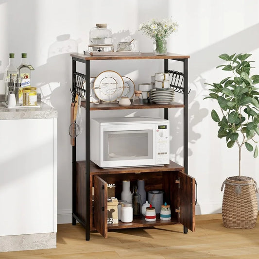 Baker's Rack Pantry Open Shelves