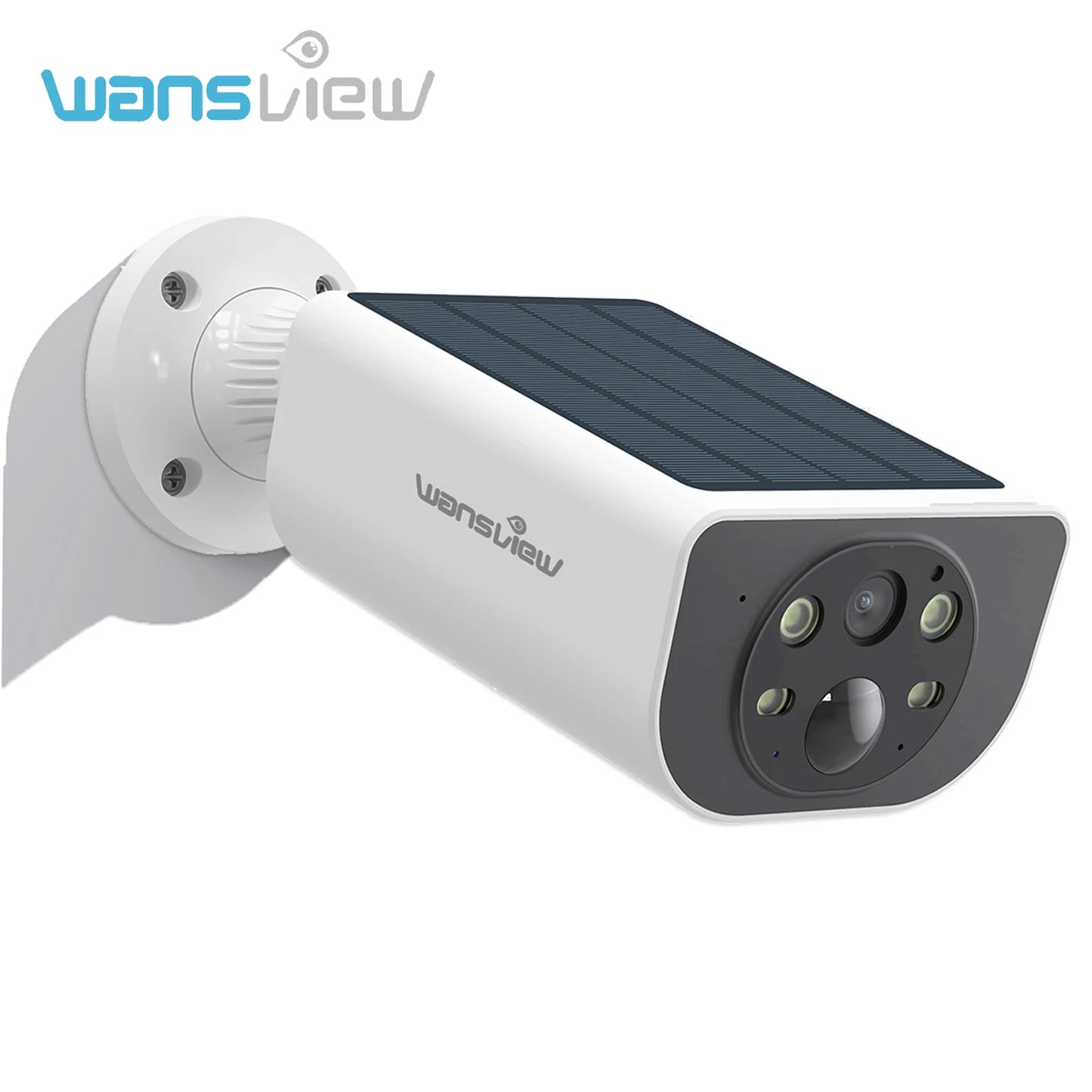 Solar Security Camera with Battery 3MP 2.4G Night Vision