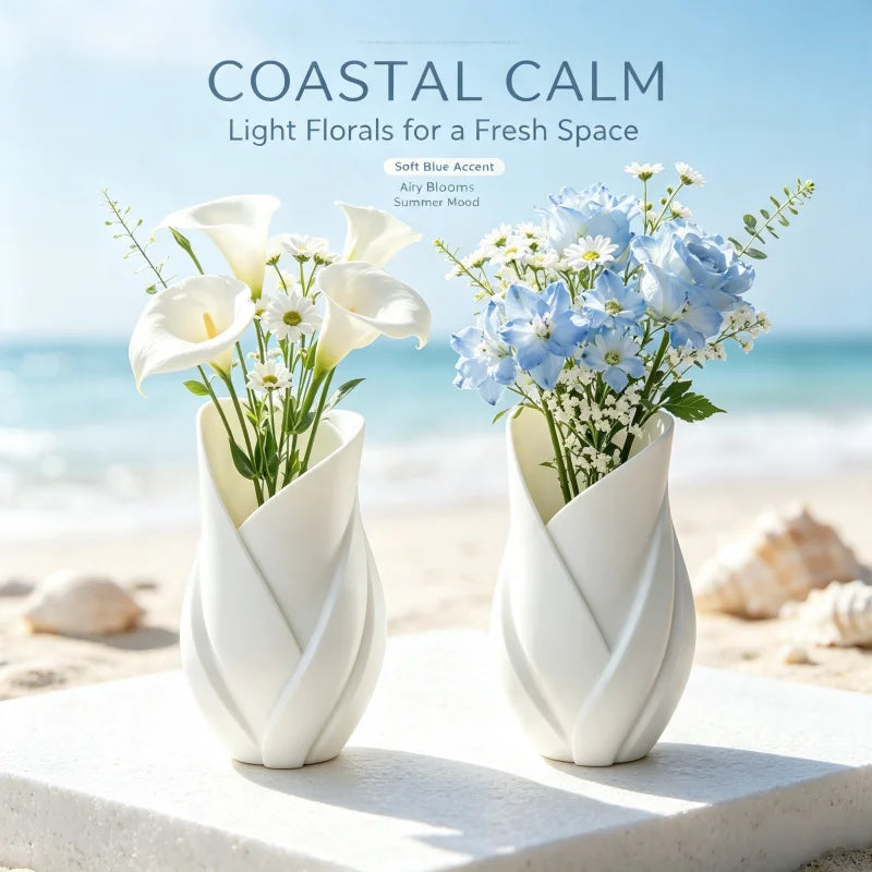 Seabreeze Petal Vase Set