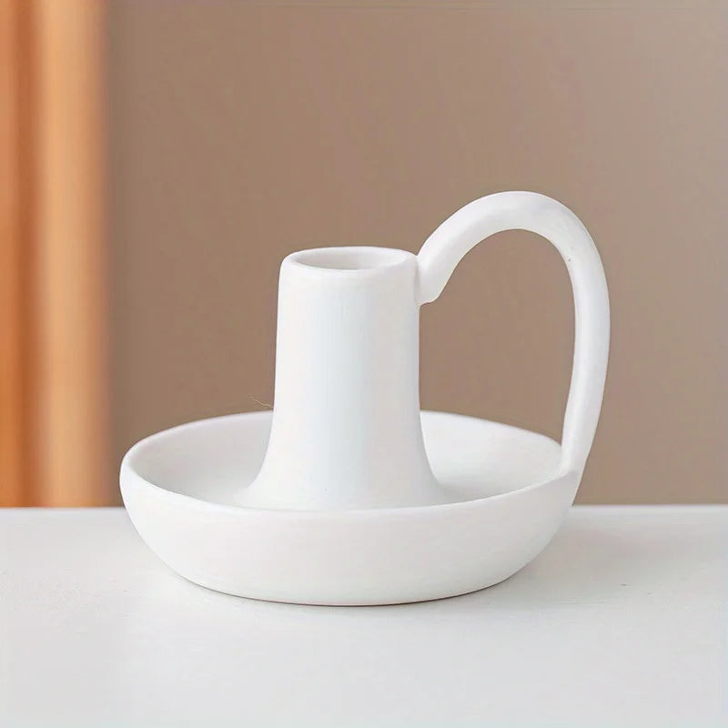 Seaside Loop Ceramic Candlestick
