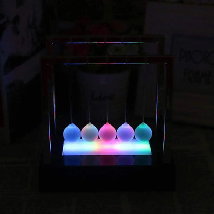 Newtons Swing Ball LED Light Up Kids Toys Home and Office Decor