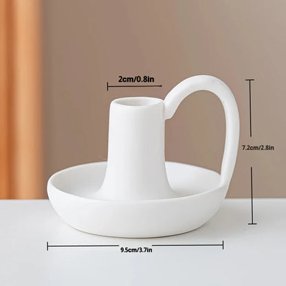 Seaside Loop Ceramic Candlestick