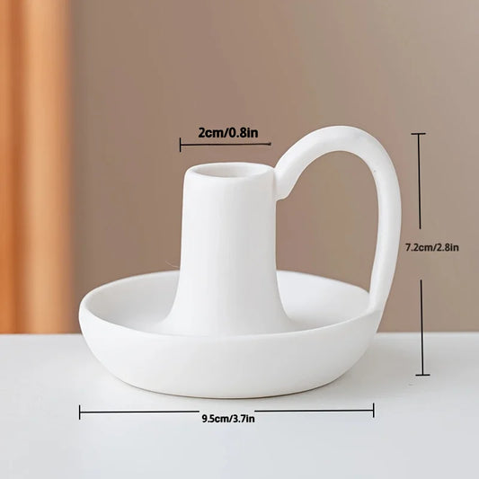 Seaside Loop Ceramic Candlestick