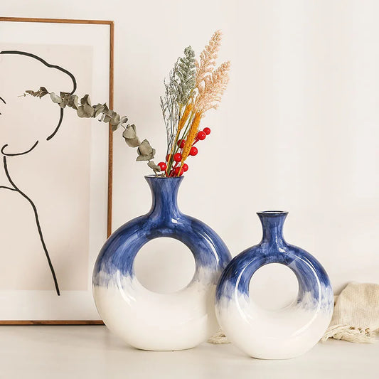 Laguna Gradient Ring Vase