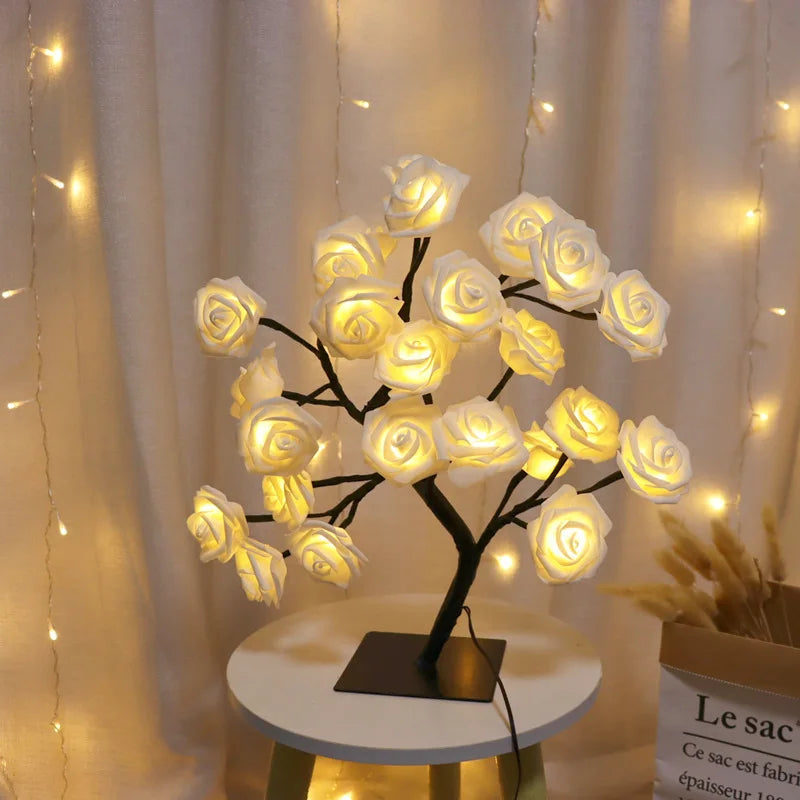 LED Rose Tree Lights USB Atmosphere Lighting