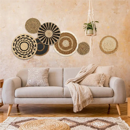 Tidewater Woven Wall Basket Collection – 7 Piece Set