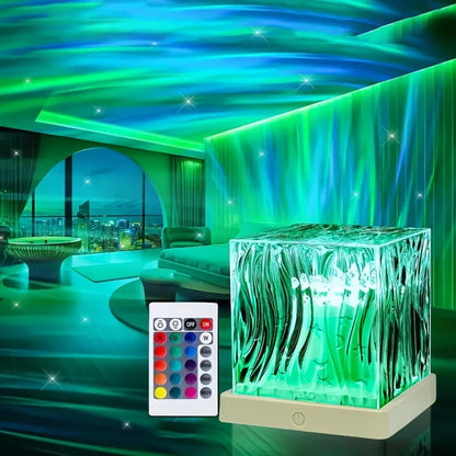 Ocean Wave Projector Light 16 Colors Remote LED