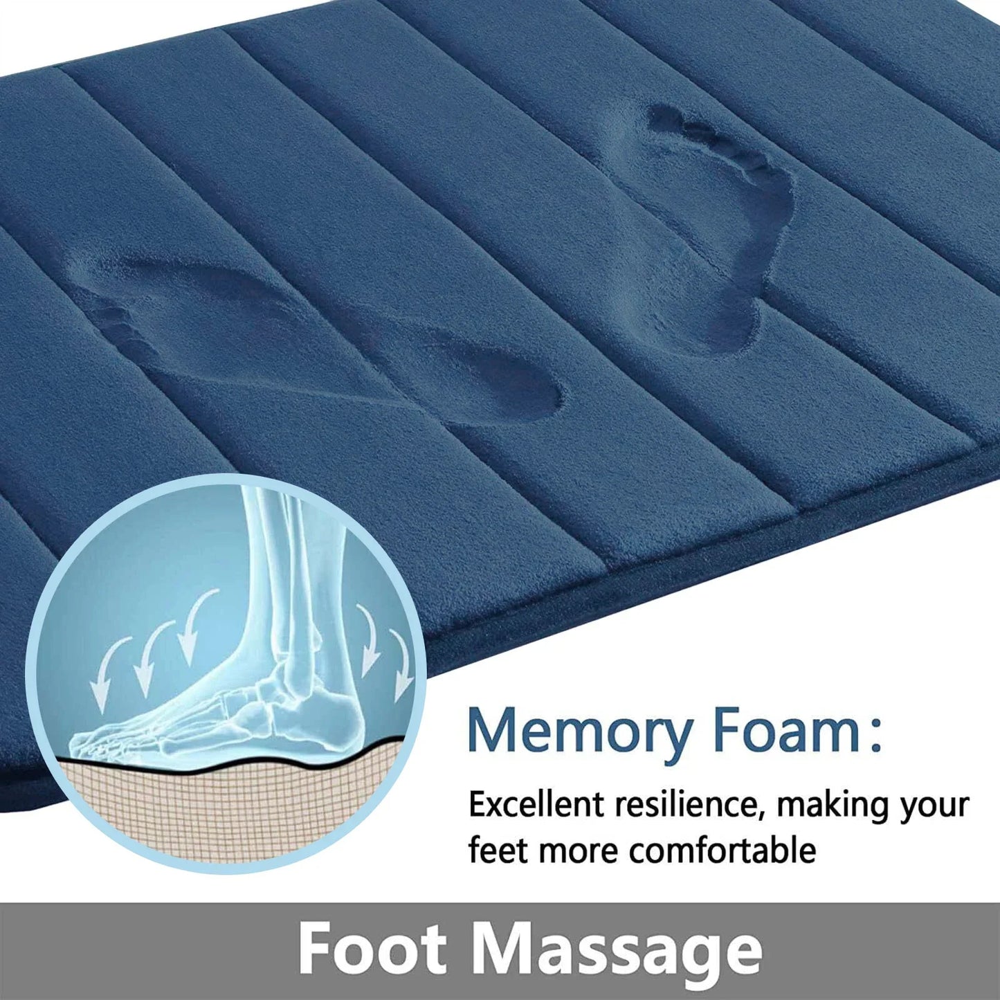 Absorbent Memory Foam Bath Mat