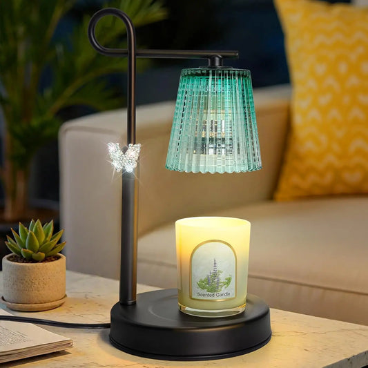 Timer Dimmer Candle Warmer Lamp with Adjustable Height Wax Melter for Home Decor and Gifts