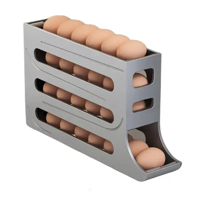 Refrigerator Rolling Egg Storage Organizer