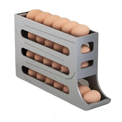 Refrigerator Rolling Egg Storage Organizer