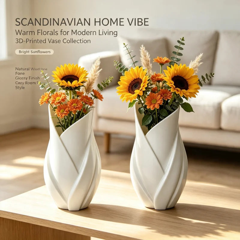 Seabreeze Petal Vase Set
