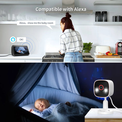 2PCS Indoor Outdoor Baby Monitor