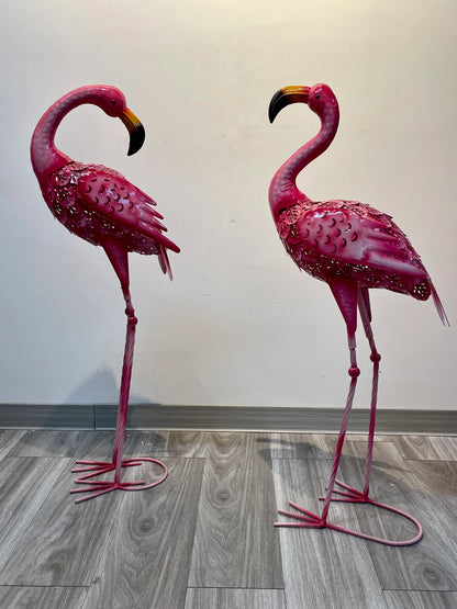 Palm Beach Flamingo Garden Pair