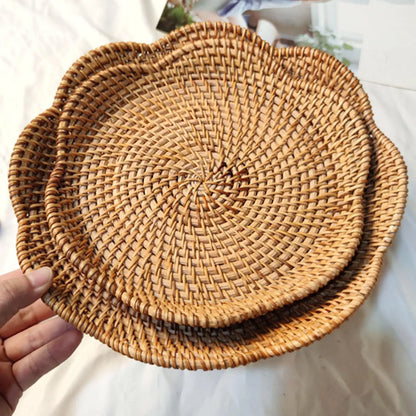 Suncoast Round Woven Tray