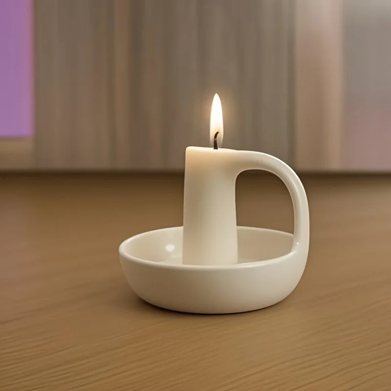 Seaside Loop Ceramic Candlestick