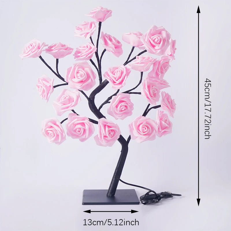 LED Rose Tree Lights USB Atmosphere Lighting