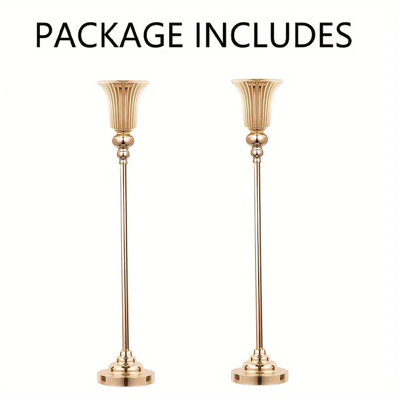 2/10pc Set Wedding Centerpiece Floor Vase 32.5 Inch for Party Events Christmas and Halloween Decorations Pc
