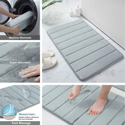 Absorbent Memory Foam Bath Mat